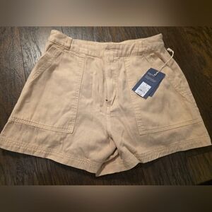 Universal Thread Men's Beige Flat Front Utility Shorts